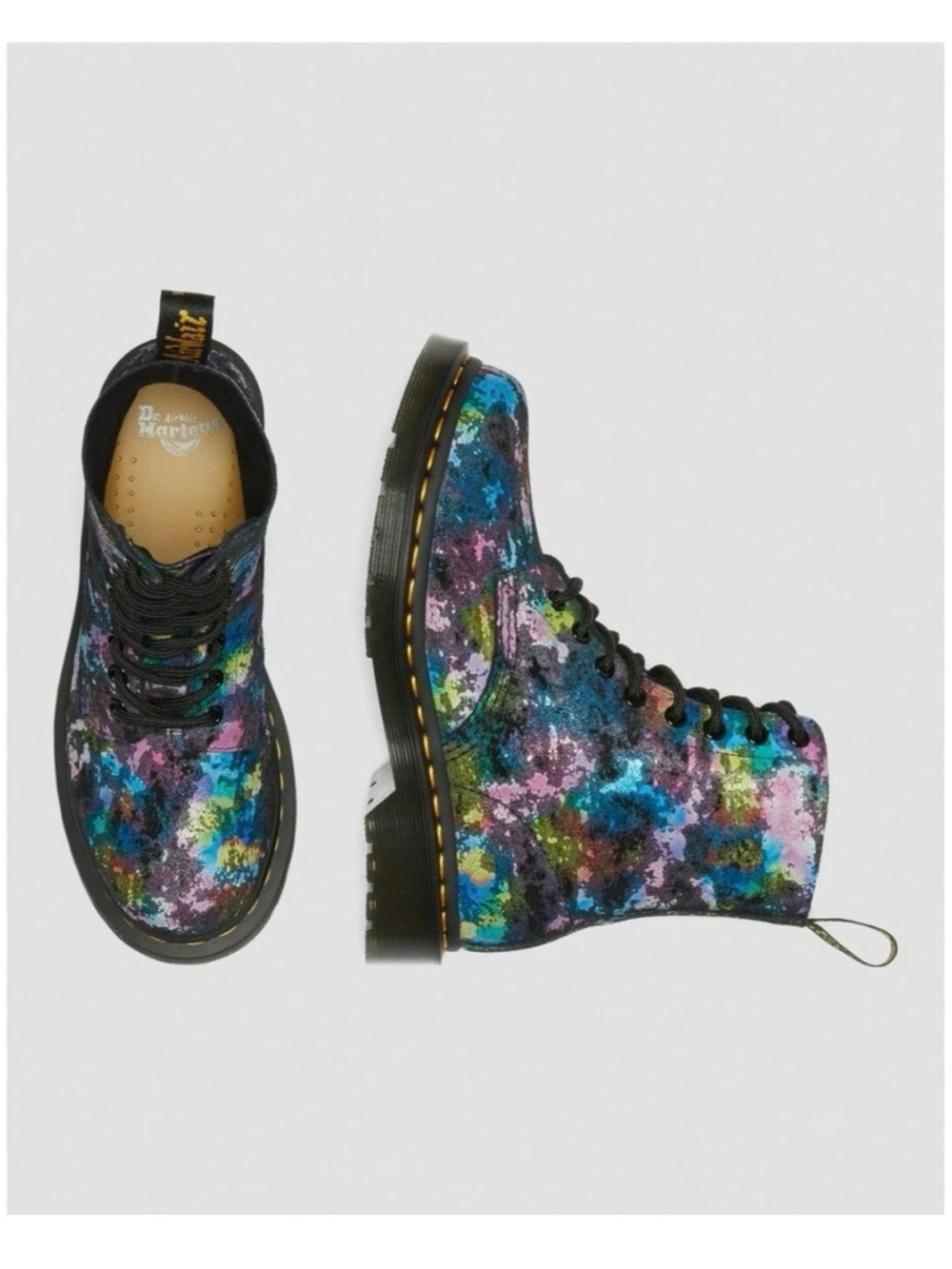 Dr. Martens Women’s 1460 Pascal Confetti Suede Lace Up Boots US Size 6 - Picture 4 of 14